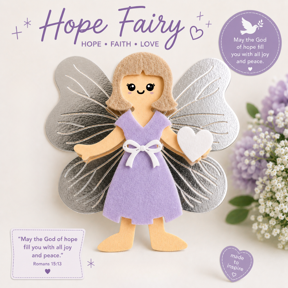 Hope fairy craft kit christian craft activity ideal for party bags