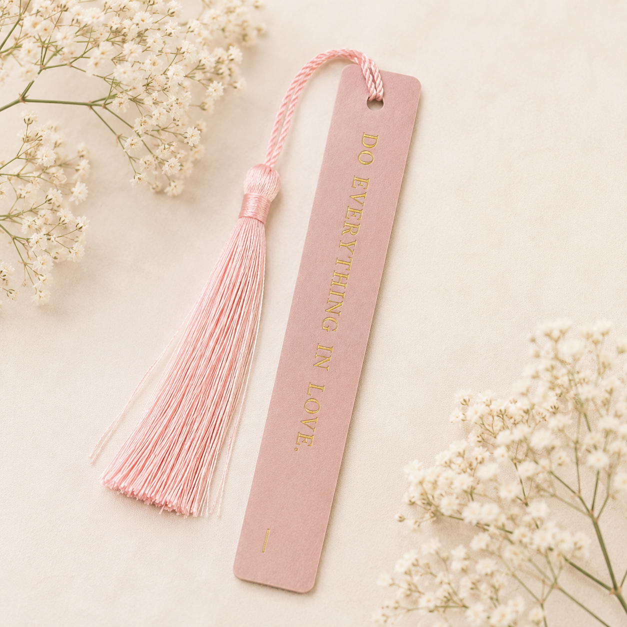 Love Faux Leather Christian Bookmark | Scripture Bookmark | 1 Corinthians 16:14 Faith Gift