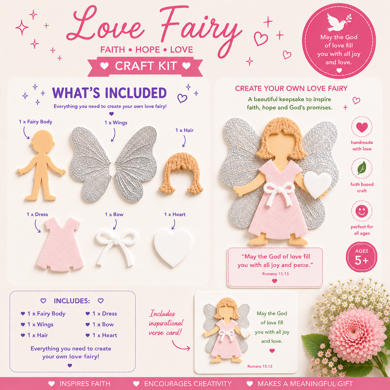 Fairy Craft Kit for ages 5+